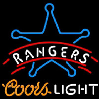 Rangers Coors Light Neonreclame