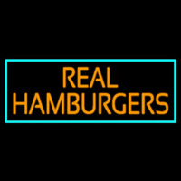 Real Hamburgers Neonreclame