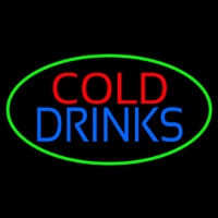 Rectangle Cold Drinks Neonreclame