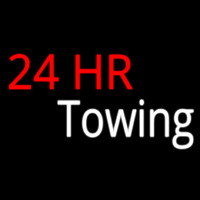 Red 24 Hr Towing Neonreclame