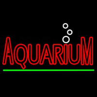 Red Aquarium Green Line Neonreclame