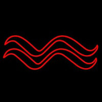 Red Aquarius Logo Neonreclame