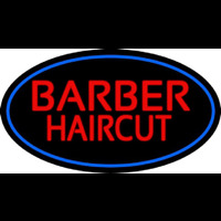 Red Barber Haircuts Neonreclame