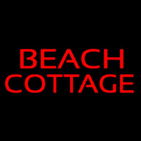 Red Beach Cottage Neonreclame