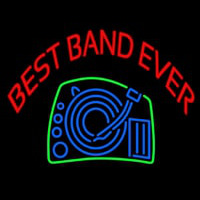 Red Best Band Ever Neonreclame
