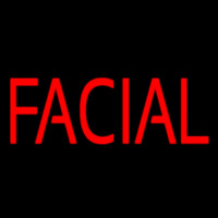 Red Block Facial Neonreclame