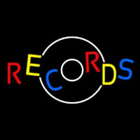 Red Block Records Neonreclame