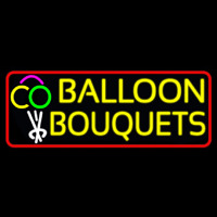 Red Border Balloon Bouquets Neonreclame