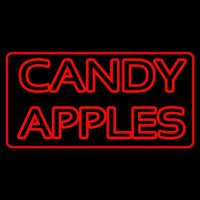 Red Candy Apples Neonreclame