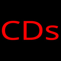 Red Cds Neonreclame