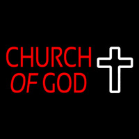 Red Church Of God Neonreclame