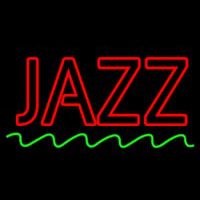 Red Colored Jazz Block Neonreclame