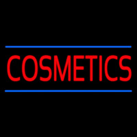 Red Cosmetics Blue Lines Neonreclame
