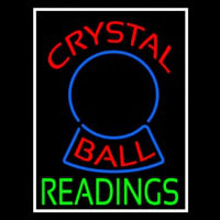Red Crystal Ball Green Reader Neonreclame