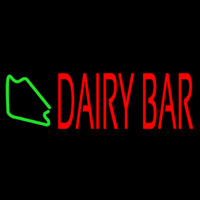 Red Dairy Bar Neonreclame