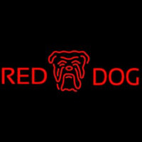 Red Dog Head Logo Beer Sign Neonreclame