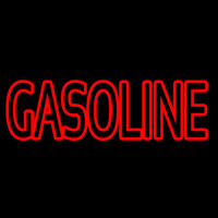 Red Double Stroke Gasoline Neonreclame