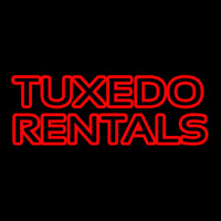 Red Double Stroke Tu edo Rentals Neonreclame