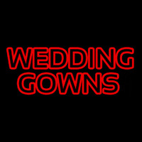 Red Double Stroke Wedding Gowns Neonreclame