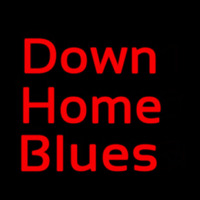Red Down Home Blues Neonreclame