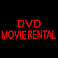 Red Dvd Movie Rental Block Neonreclame