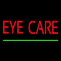 Red Eye Care Green Line Neonreclame