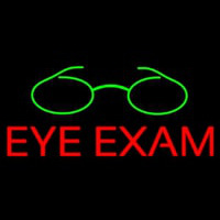 Red Eye E am Green Glass Logo Neonreclame