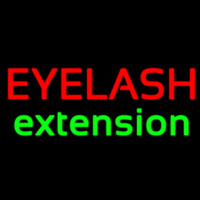 Red Eyelash Green E tension Neonreclame