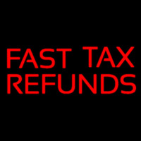 Red Fast Ta  Refunds Neonreclame