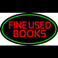 Red Fine Used Books Neonreclame