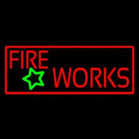 Red Fireworks Neonreclame