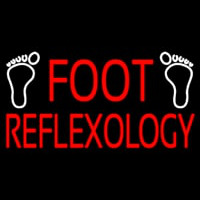 Red Foot Refle ology Neonreclame