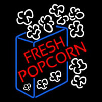 Red Fresh Popcorn Neonreclame