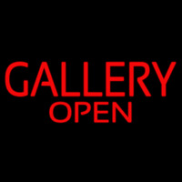 Red Gallery Open Neonreclame