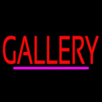 Red Gallery Purple Line Neonreclame