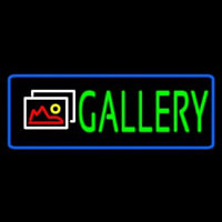 Red Gallery With Logo With Border Neonreclame