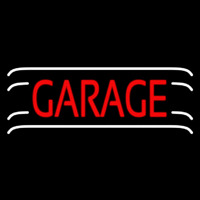 Red Garage Block Neonreclame