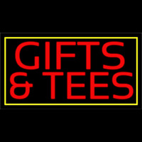 Red Gifts And Tees With Border Neonreclame