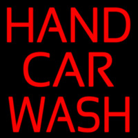Red Hand Car Wash Neonreclame