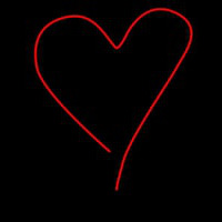 Red Heart Logo Neonreclame