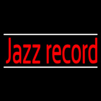 Red Jazz Record White Line 2 Neonreclame