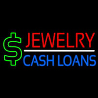 Red Jewelry Blue Cash Loans Neonreclame