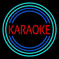 Red Karaoke Block Neonreclame