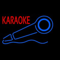 Red Karaoke With Mike Logo 2 Neonreclame