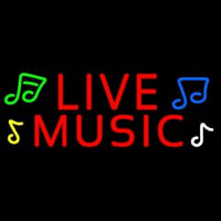 Red Live Music 1 Neonreclame