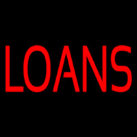 Red Loans Neonreclame