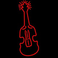 Red Logo Violin Neonreclame