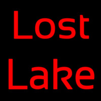 Red Lost Lake Neonreclame