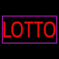 Red Lotto Pink Border Neonreclame