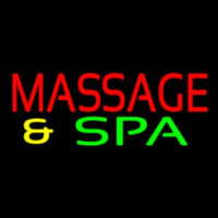 Red Massage And Spa Neonreclame